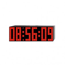 Big Time Clocks Large Lattice LED Multi-Alarm / Countdown / Up Clock with Remote   